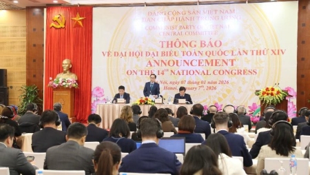 Thông báo về Đại hội XIV tới cơ quan ngoại giao và tổ chức quốc tế tại Việt Nam