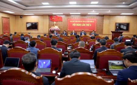 Hội nghị lần thứ 4 Ban Chấp hành Đảng bộ tỉnh Lai Châu khóa XV