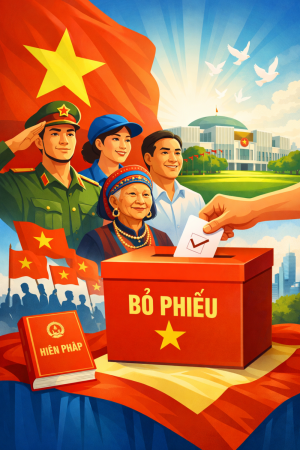 Ở Việt Nam, bầu cử không chỉ là quyền mà còn được xem là nghĩa vụ chính trị thiêng liêng