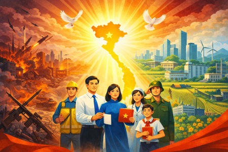 Muốn được hưởng thụ cuộc sống hòa bình, hãy biết trân trọng, giữ gìn và kiên quyết bảo vệ giá trị đích thực của độc lâp - tự do - hạnh phúc mà Việt Nam đã dày công theo đuổi, xây dựng, bảo vệ, phát huy bấy lâu nay