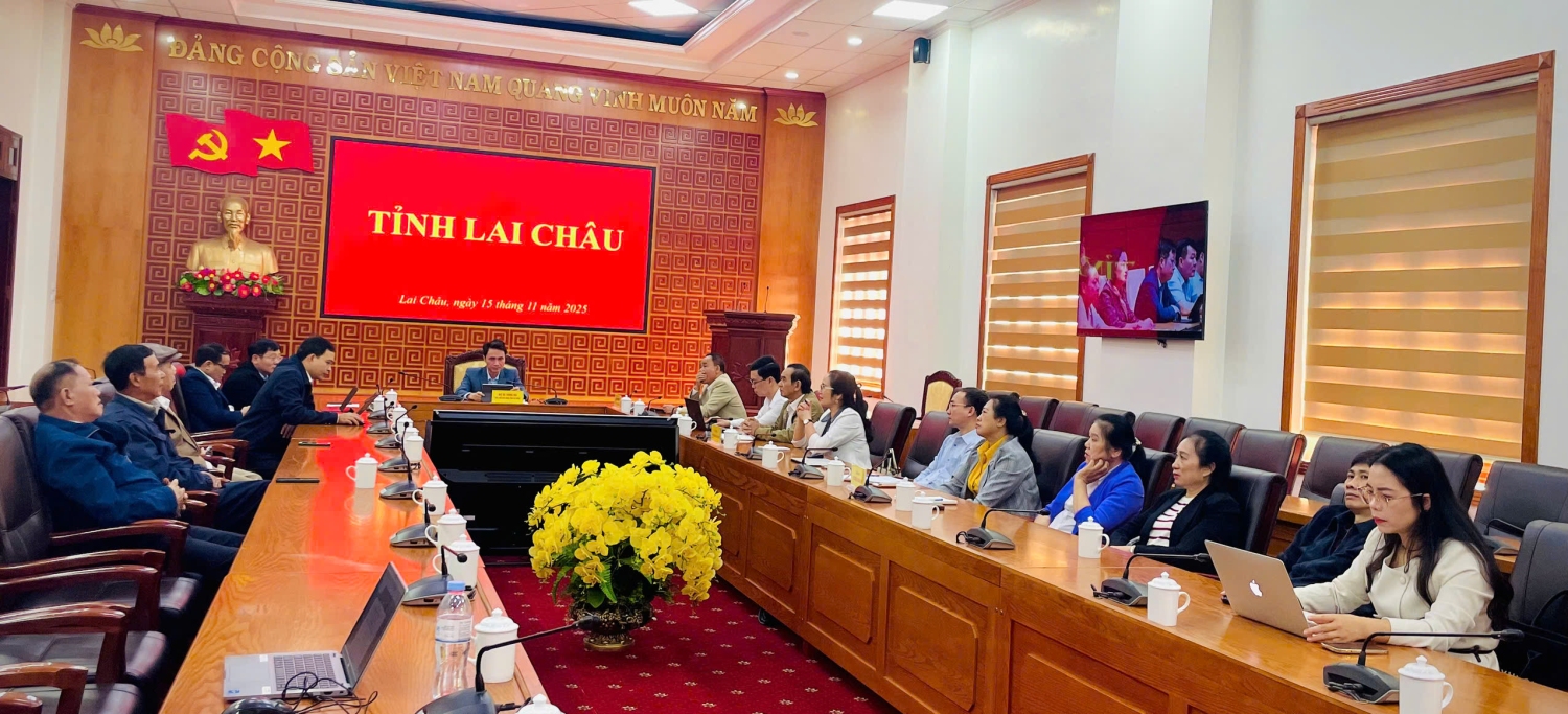 Quang cảnh Hội thảo tại điểm cầu Lai Châu