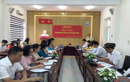 TRƯỜNG CHÍNH TRỊ TỈNH LAI CHÂU TỔ CHỨC HỘI NGHỊ BIỂU DƯƠNG ĐIỂN HÌNH TIÊN TIẾN LẦN THỨ I, GIAI ĐOẠN 2025 -2030
