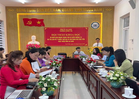 Trường Chính trị tỉnh Lai Châu tổ chức thành công Hội thảo khoa học kỷ niệm 80 năm Cách mạng Tháng Tám và Quốc khánh 2-9