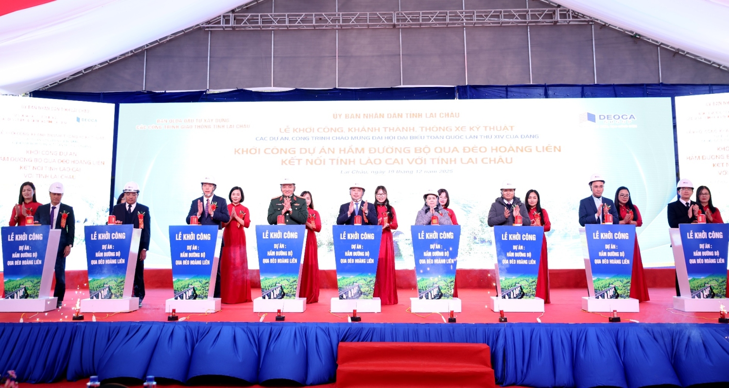 Khởi công DA Hầm Hoàng Liên 1